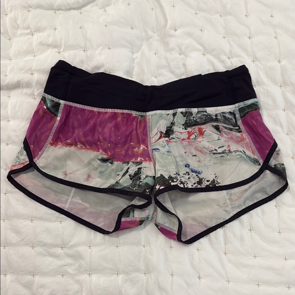 Lululemon Colorful Speed Shorts